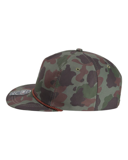 Imperial The Aloha Rope Cap DNA010 #color_Frog Skin Camo/ Green
