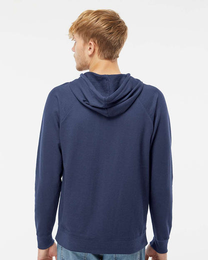 Independent Trading Co. Unisex Icon Lightweight Loopback Terry Hooded Sweatshirt SS1000 #colormdl_Indigo