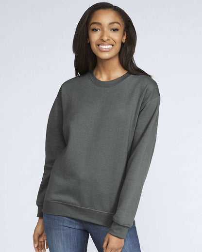 Gildan Unisex Softstyle® Midweight Crewneck Sweatshirt SF000 #colormdl_Charcoal