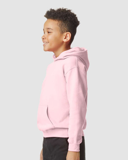 Gildan Softstyle® Youth Midweight Hooded Sweatshirt SF500B #colormdl_Light Pink