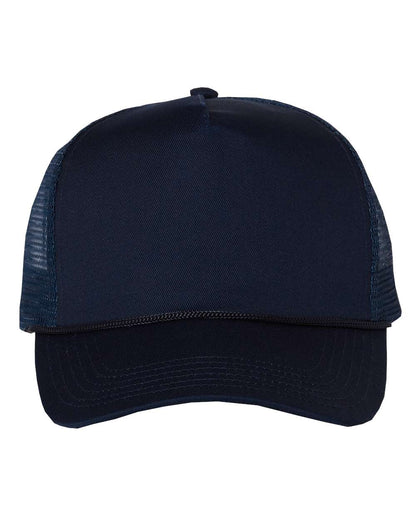 Valucap Five-Panel Trucker Cap 8804H #color_Navy