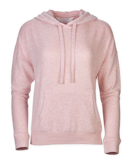 Boxercraft Women's Cuddle Fleece Hooded Pullover BW1501 #color_Blush Heather