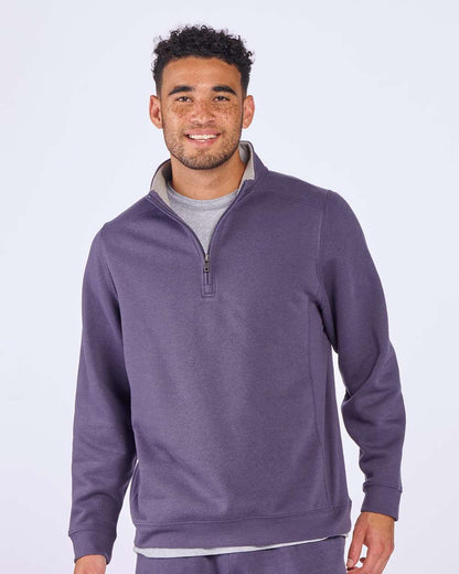 Boxercraft Fleece Quarter-Zip Pullover BM5202 #colormdl_Mystic