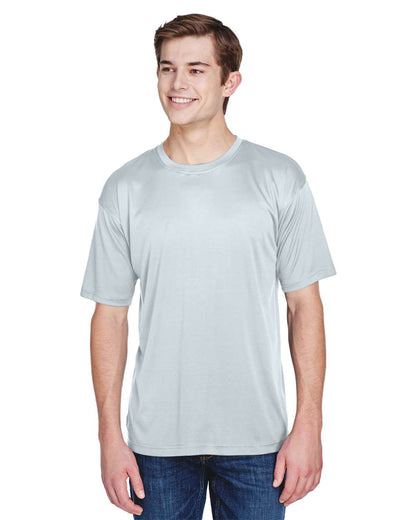 UltraClub Men's Cool & Dry Basic Performance T-Shirt 8620 #colormdl_Grey