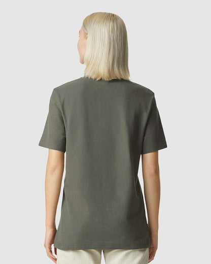 American Apparel Pique Mockneck Tee 1PQ #colormdl_Lieutenant