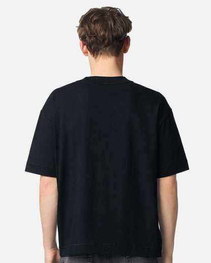 American Apparel Unisex Heavyweight Cotton Mid-Length Tee 13ML0 #colormdl_Black