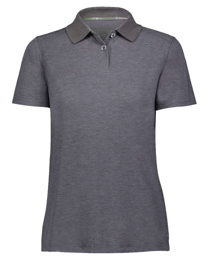 Holloway Women's Repreve® Eco Polo 222775 #color_Carbon Heather