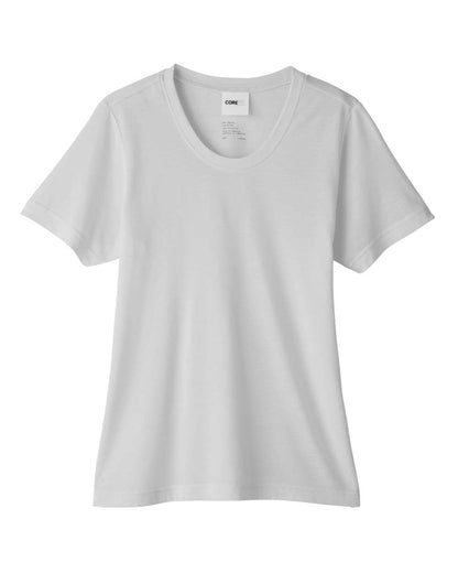 CORE365 Women's Fusion ChromaSoft™ Performance T-Shirt CE111W #color_Platinum