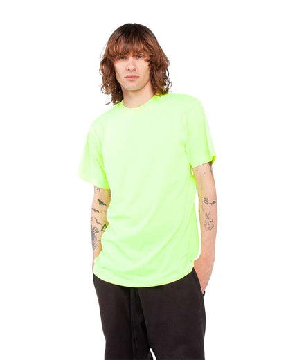 Shaka Wear Unisex Active T-Shirt SHASS #colormdl_Safety Green