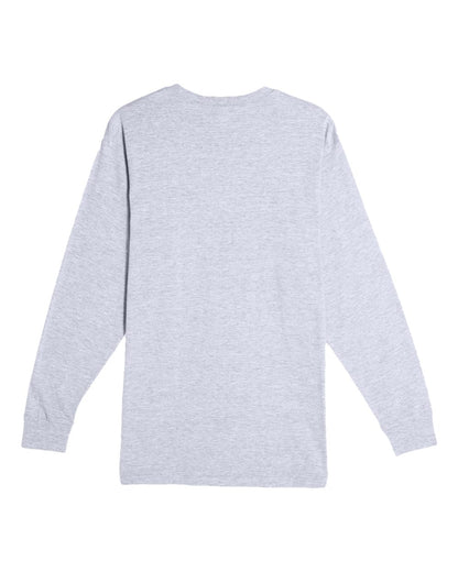 Lane Seven Heavyweight Long Sleeve T-Shirt LS15009 #color_Heather Grey