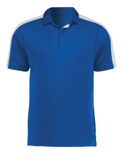 Augusta Sportswear Two-Tone Vital Polo 5028 #color_Royal/ White