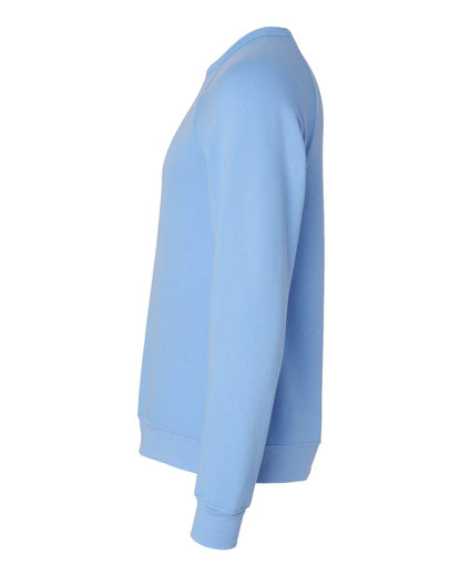 BELLA + CANVAS Sponge Fleece Raglan Crewneck Sweatshirt 3901 #color_Carolina Blue