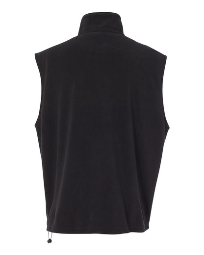 Sierra Pacific Men's Microfleece Full-Zip Vest 3310 #color_Onyx Black
