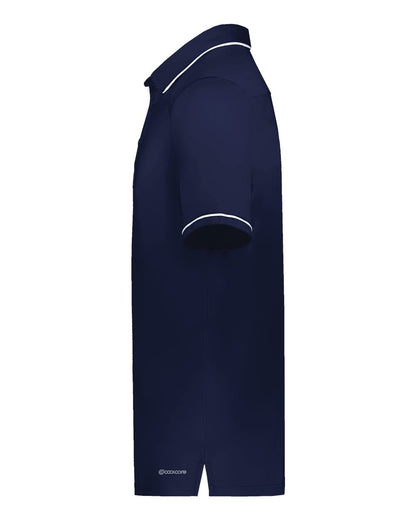 Holloway Men's CoolCore® Polo 222518 #color_Navy/ White