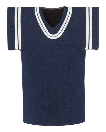 Liberty Bags Collapsible Jersey Foam Can & Bottle Holder FT008 #color_Navy