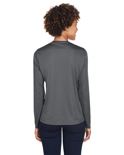 Team 365 Ladies' Zone Performance Long-Sleeve T-Shirt TT11WL #color_SPORT GRAPHITE