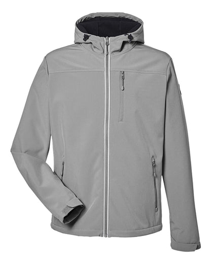Nautica Men's Wavestorm Hooded Soft Shell Jacket N17789 #color_Graphite