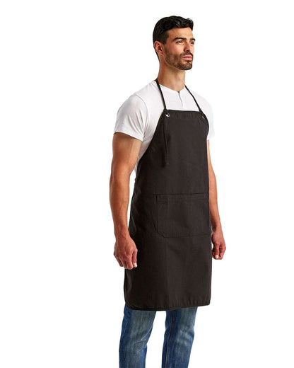 Artisan Collection by Reprime Artisan's Choice Double Pocket Canvas Apron RP181 #colormdl_Black
