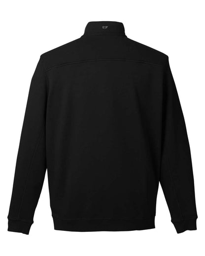 vineyard vines Men's Collegiate Shep Quarter-Zip Sweatshirt K002712 #color_Jet Black