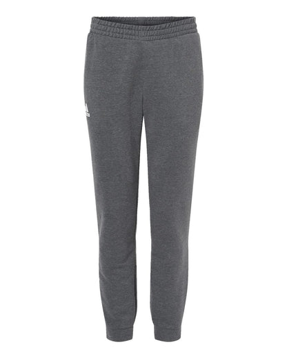 Adidas Unisex Fleece Joggers A436 #color_Dark Grey Heather