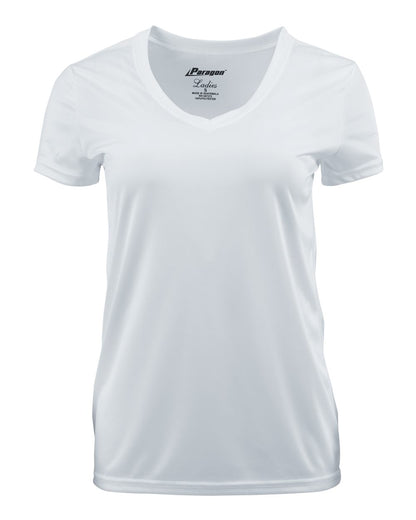Paragon Women's Vera V-Neck T-Shirt 203 #color_White