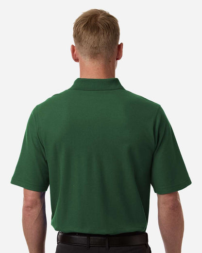 Harriton Men's Maverick CVC Pique Polo M105 #colormdl_Dark Green