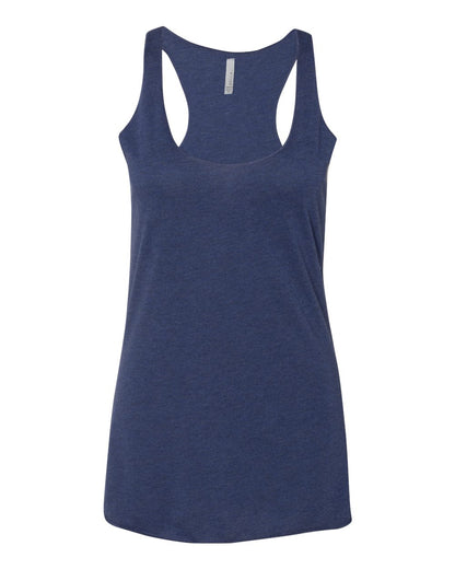 BELLA + CANVAS Women's Triblend Racerback Tank 8430 #color_Navy Triblend