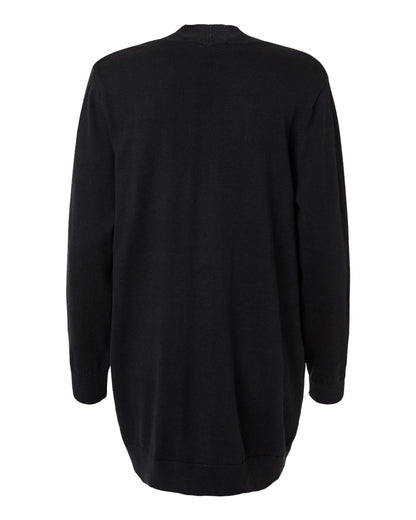 Devon & Jones Women's New Classics Open Cardigan Sweater DG447W #color_Black