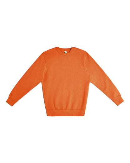 Lane Seven Unisex Premium Crewneck Sweatshirt LS14004 #color_Carrot