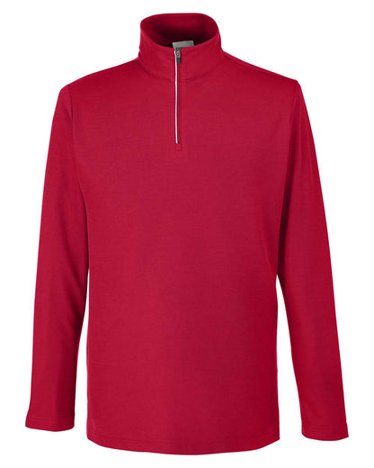 CORE365 Men's Fusion ChromaSoft™ Pique Quarter-Zip Pullover CE405 #color_Classic Red