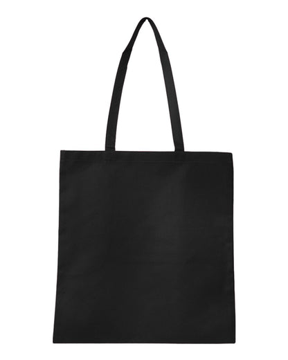 Q-Tees Non-Woven Tote Bag Q126300 #color_Black