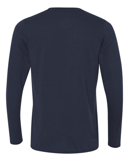Gildan Unisex Performance® Long Sleeve T-Shirt 42400 #color_Navy