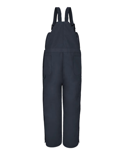 Red Kap Men's Insulated Blended Duck Bib Overall BD30 #color_Navy Duck
