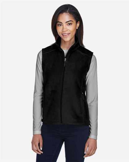 CORE365 Women's Journey Fleece Vest 78191 #colormdl_Black