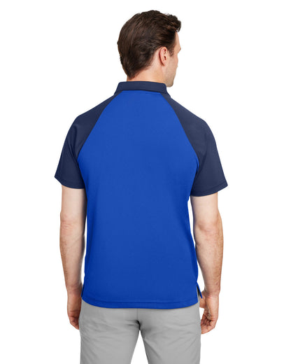 Team 365 Men's Command Snag-Protection Colorblock Polo TT21C #color_SP ROYL / S DK NV