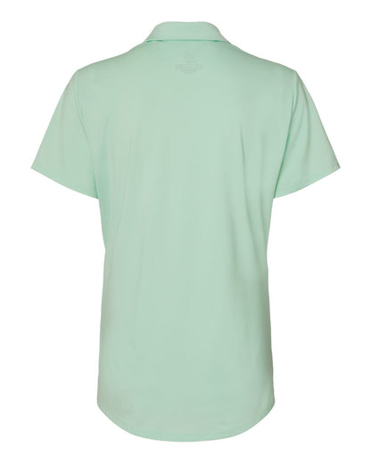 Adidas Women's Ultimate Solid Polo A515 #color_Clear Mint