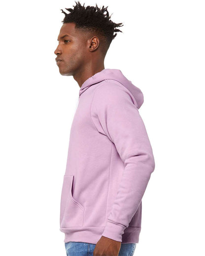 BELLA + CANVAS Unisex Sponge Fleece Hoodie Sweatshirt 3719 #colormdl_Lilac