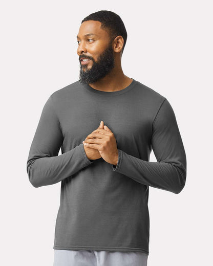 Gildan Unisex Performance® Long Sleeve T-Shirt 42400 #colormdl_Charcoal