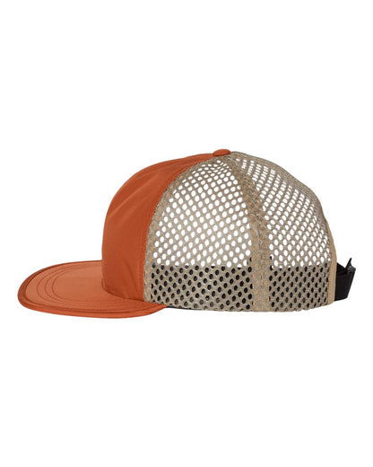 Richardson Rogue Wide Set Mesh Cap 935 #color_Texas Orange/ Khaki