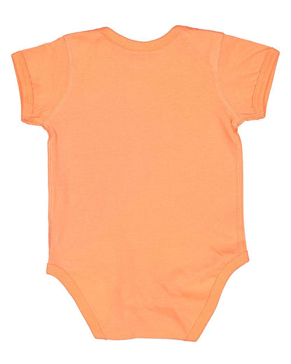 Rabbit Skins Infant Fine Jersey Bodysuit 4424 #color_Papaya