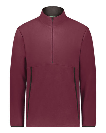 Augusta Sportswear Eco Revive™ Polar Fleece Quarter-Zip Pullover 6855 #color_Maroon