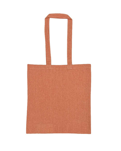 Liberty Bags Lightweight Recycled Canvas Tote Bag with Extended Handle 8505R #color_Heather Peach