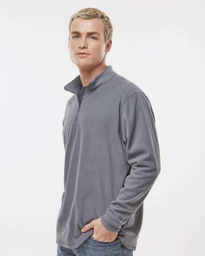 Augusta Sportswear Eco Revive™ Micro-Lite Fleece Quarter-Zip Pullover 6863 #colormdl_Graphite