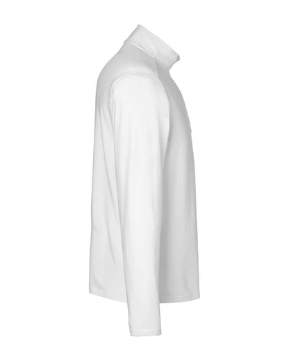 Devon & Jones Men's Raleigh Stretch Quarter-Zip Pullover DG425 #color_White