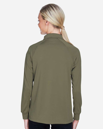 Harriton Women's Advantage Long Sleeve Tactical Polo M211LW #colormdl_Tactical Green