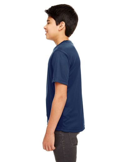 UltraClub Youth Cool & Dry Basic Performance T-Shirt 8620Y #colormdl_Navy