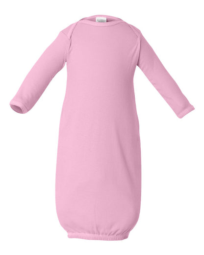 Rabbit Skins Infant Baby Rib Layette 4406 #color_Pink