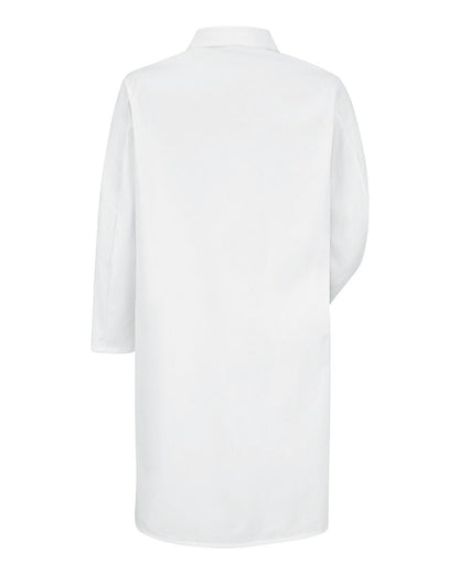 Red Kap Unisex Gripper - Front Butcher Frock - Exterior Chest Pocket 4016 #color_White