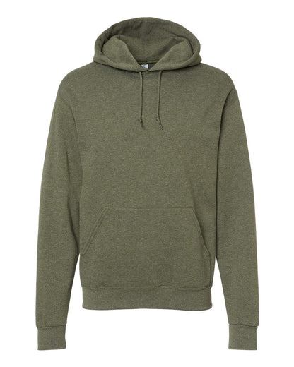JERZEES Unisex NuBlend® Hooded Sweatshirt 996MR #color_Military Green Heather