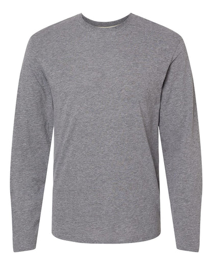 LAT Men's Fine Jersey Long Sleeve Tee 6918 #color_Granite Heather